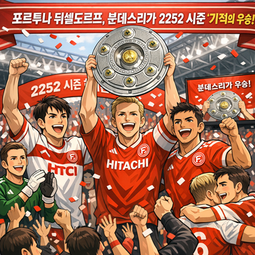 포르투나 뒤셀도르프팀이 분데스리가에서 2252시즌 우